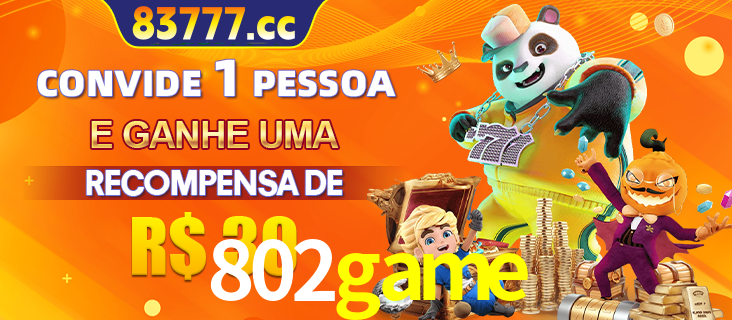Banner institucional da 802game sobre parceria de marcas e criação de uma marca de excelência, apresentando os mascotes de jogos populares como o Fortune Tiger.